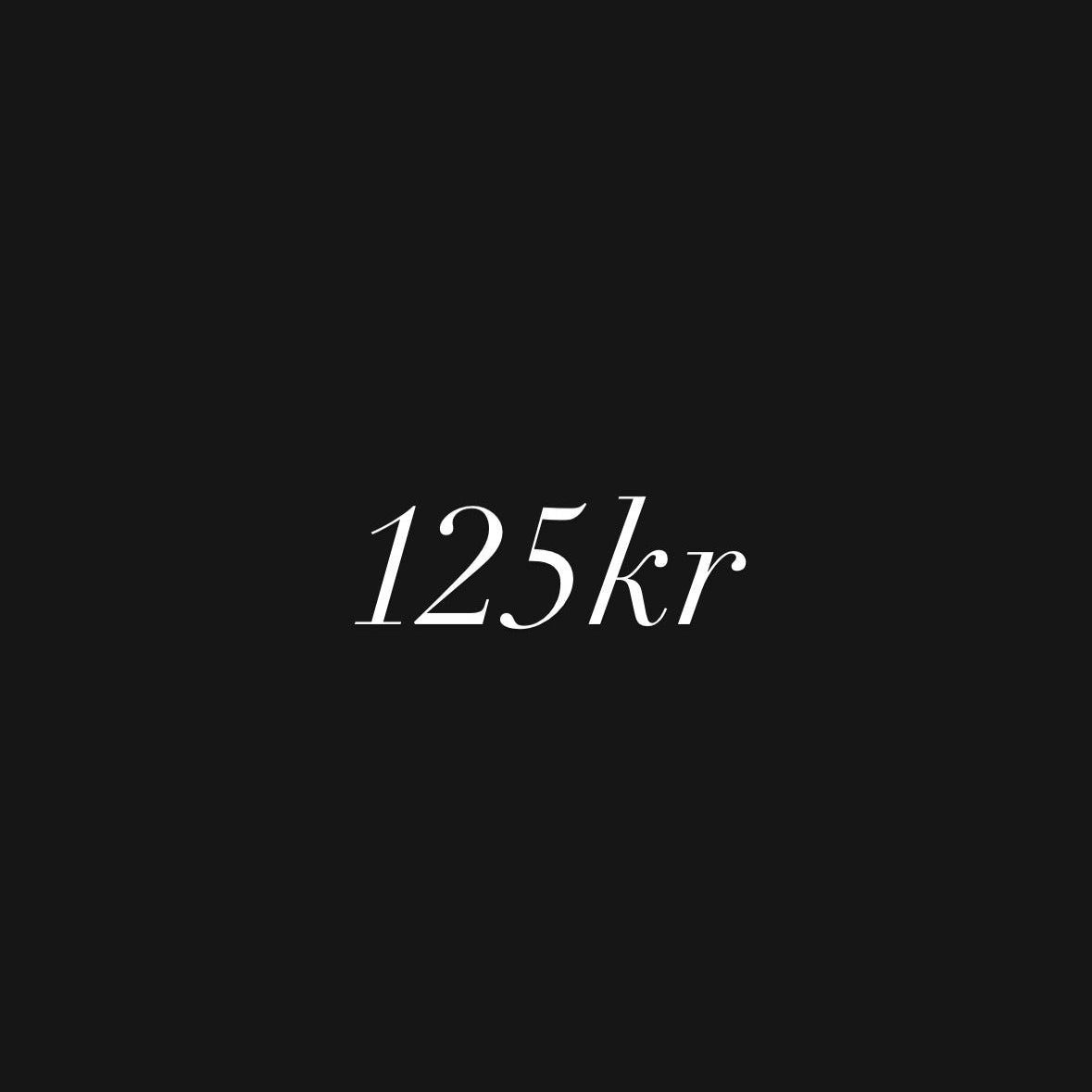 Produkt i butik 125kr