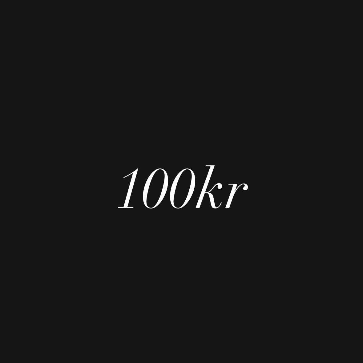 Produkt i butik 100kr