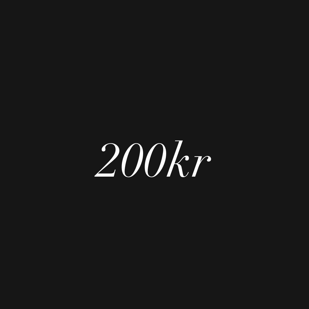 Produkt i butik 200kr