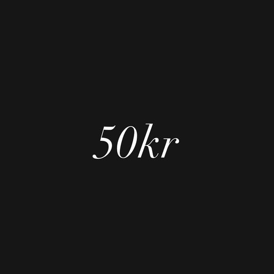 Produkt i butik 50kr