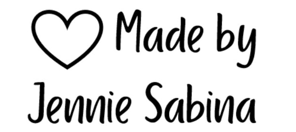 Made by Jennie Sabina